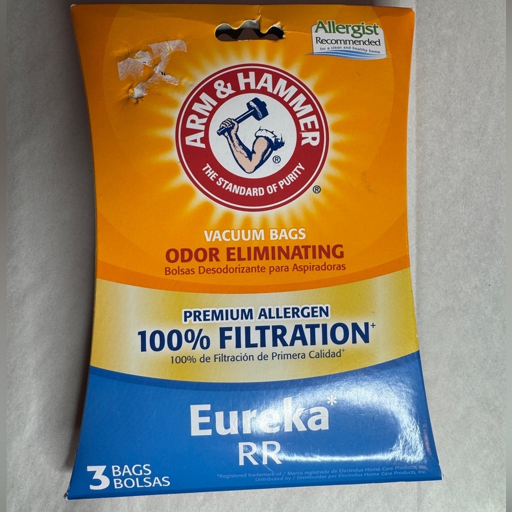 arm and‎ hammer odor eliminating vaccuum bags 3 pack Eureka RR